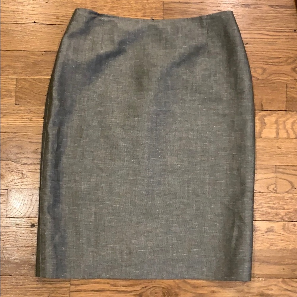 Antonio Melani Grey Pencil Skirt